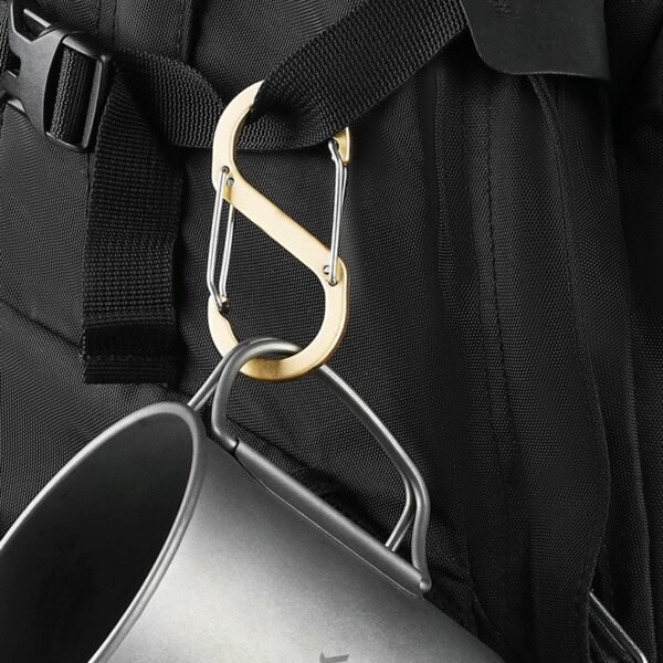S-Karabiner aus Aluminium – Bild 2